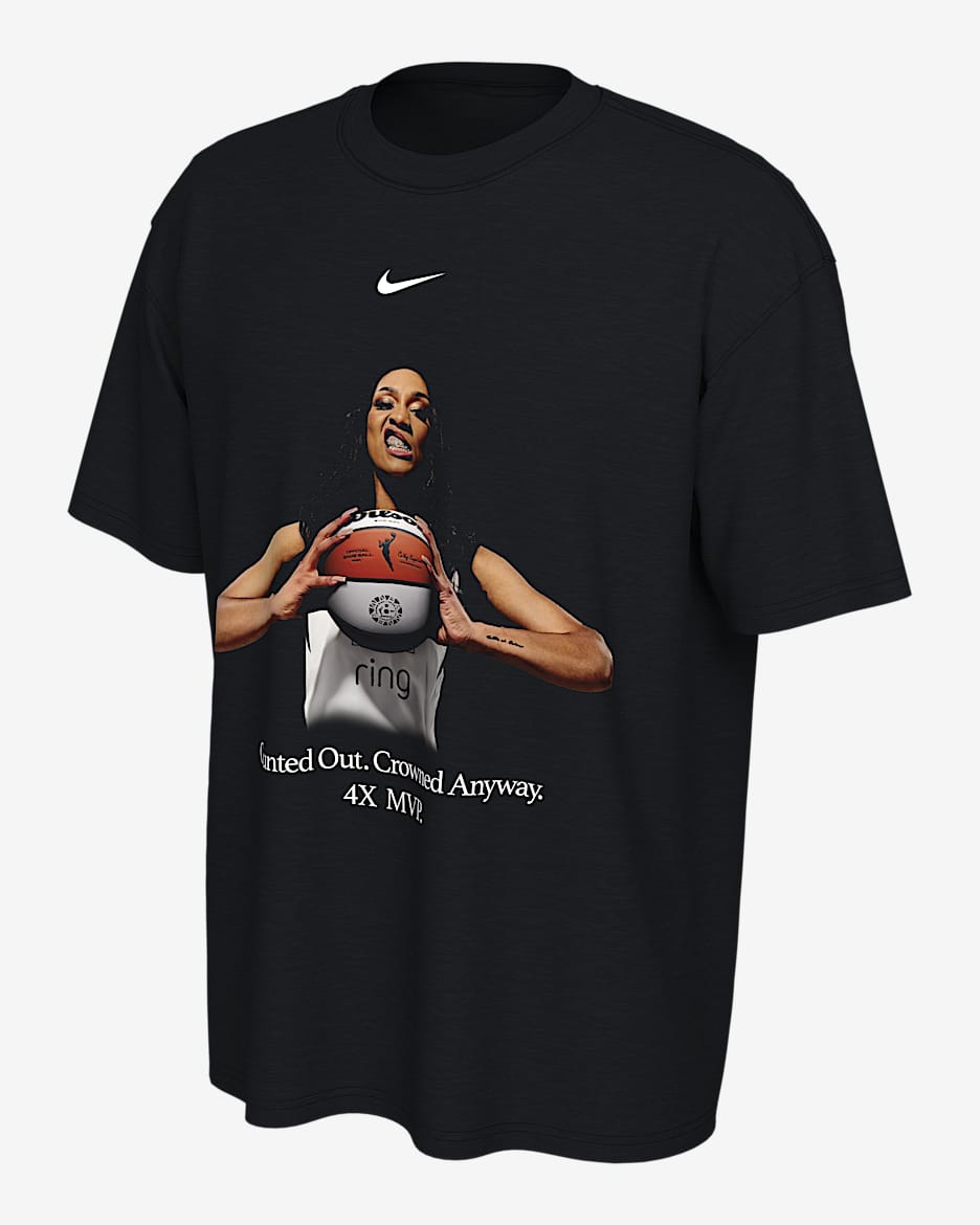 A'ja Wilson Nike WNBA 2025 Most Valuable Player T-Shirt A'ja Wilson Nike WNBA 2025 Most Valuable Player T-Shirt